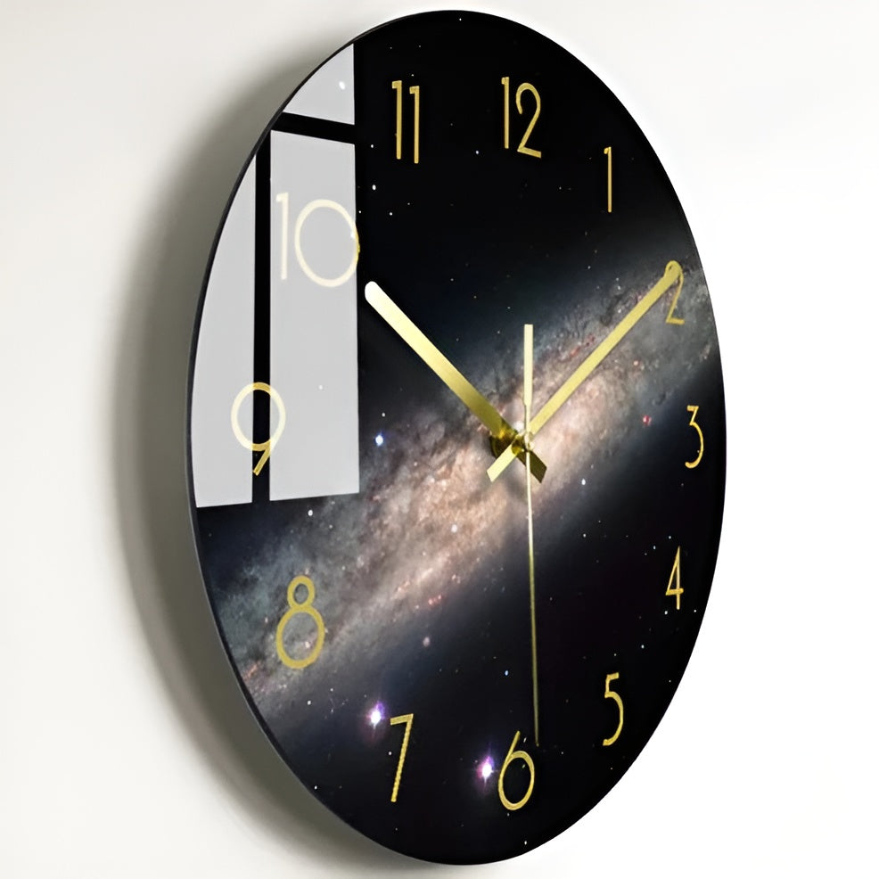 Glas-Wanduhr – Modernes Design | Dekorativ und Stilvoll für Wohnzimmer & Büro