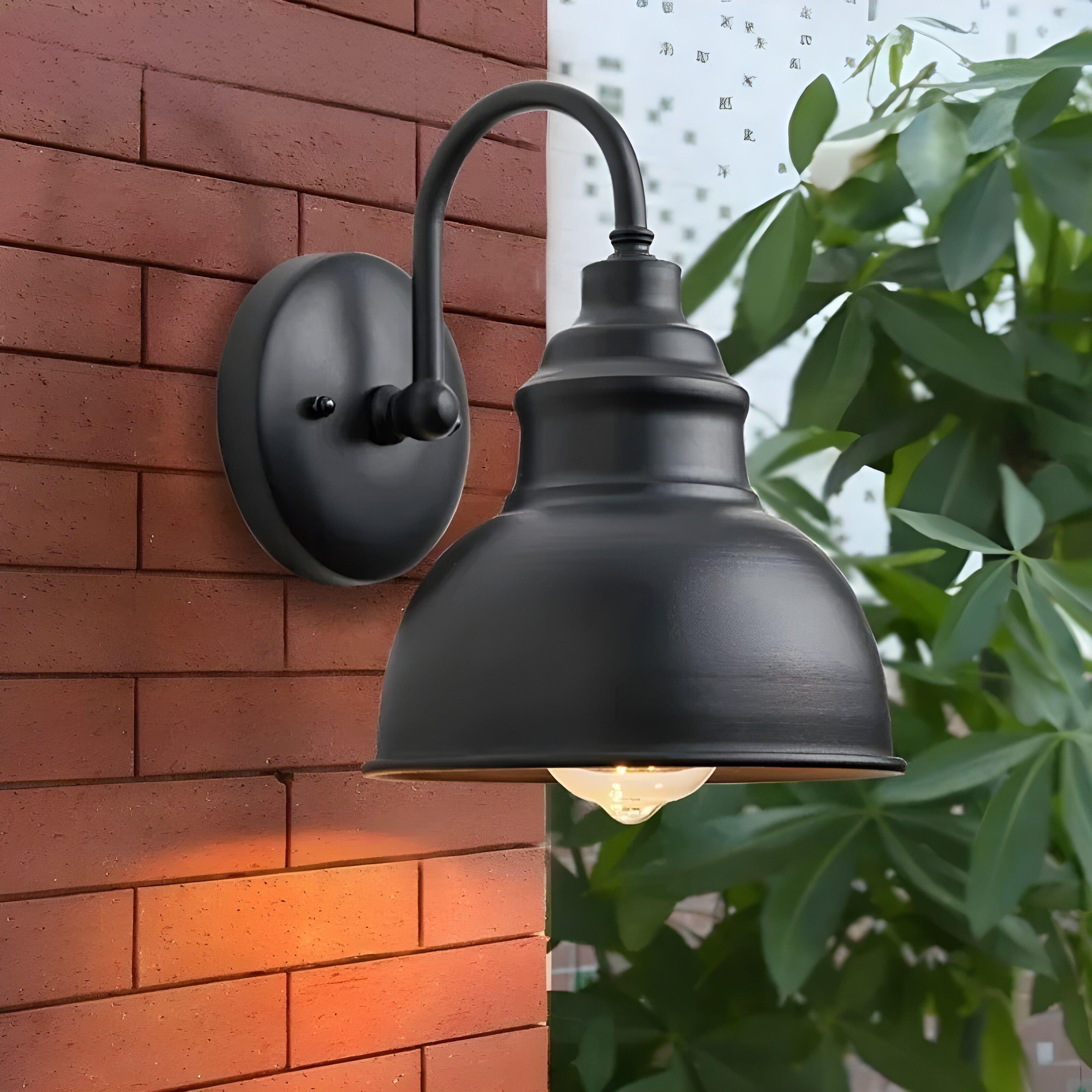 IronLuxe Light - Retro Wasserdicht Garten Veranda Eisen Wandleuchte