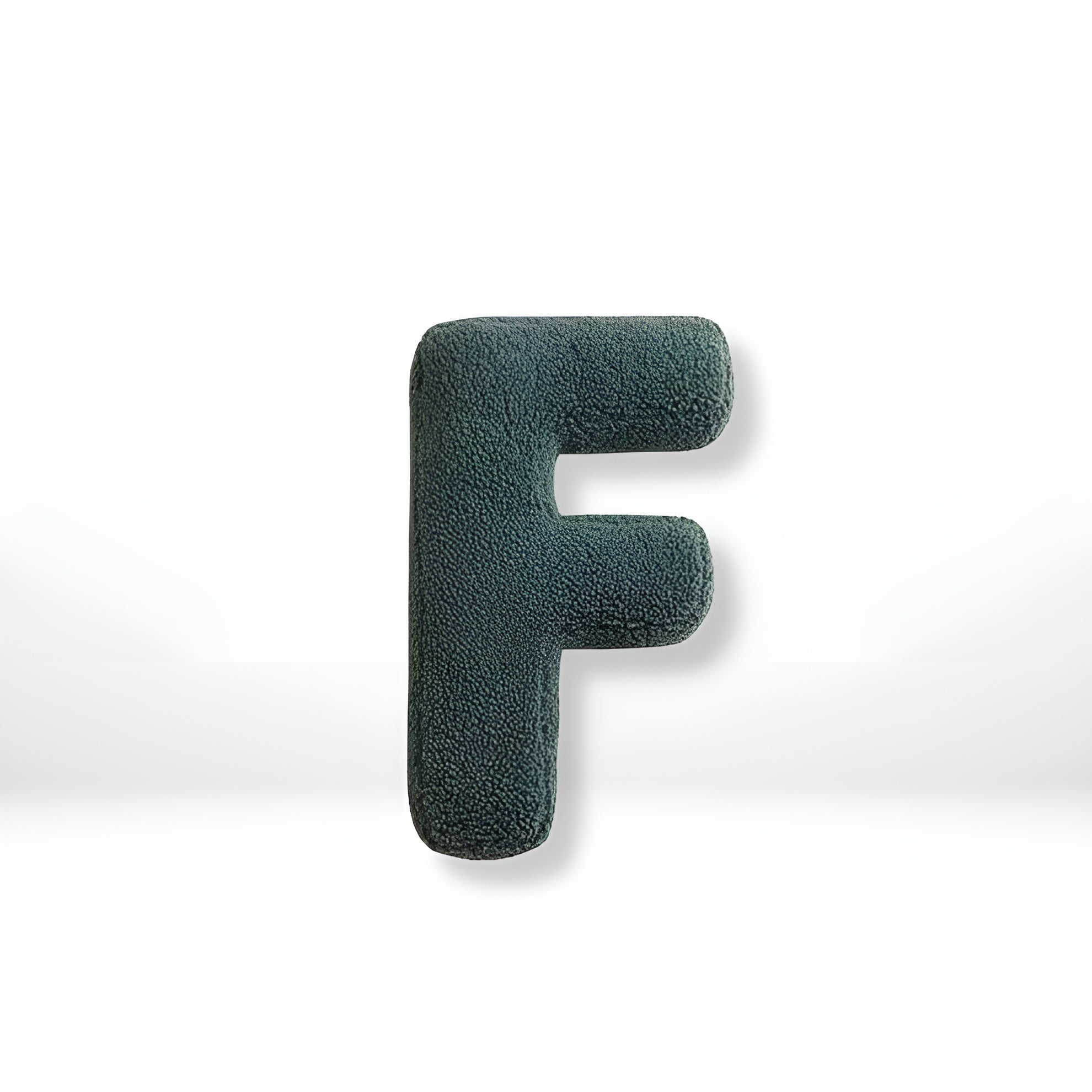 Samt Alphabet-Kissen – Weich & Dekorativ | Buchstaben A–Z für Sofa & Kinderzimmer - F - Kissen