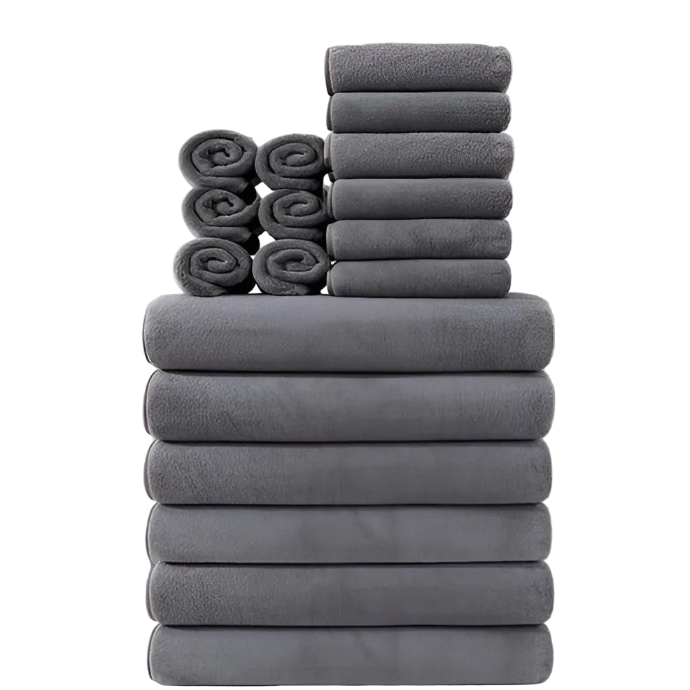8-teiliges Set Schnell Trocknender Badetücher – Superweich Für Zu Hause Und Im Spa - Handtuch-Set