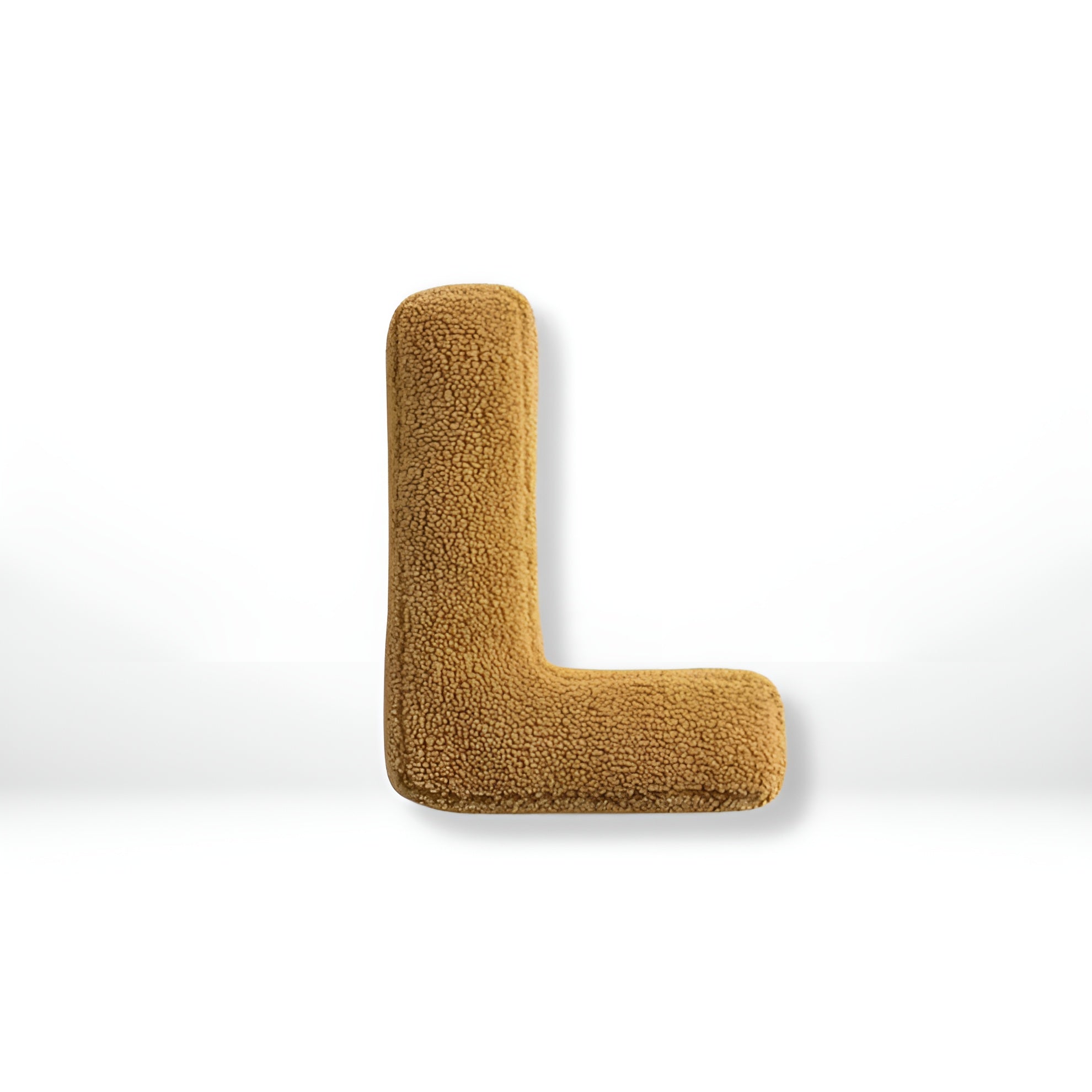 Samt Alphabet-Kissen – Weich & Dekorativ | Buchstaben A–Z für Sofa & Kinderzimmer - L - Kissen