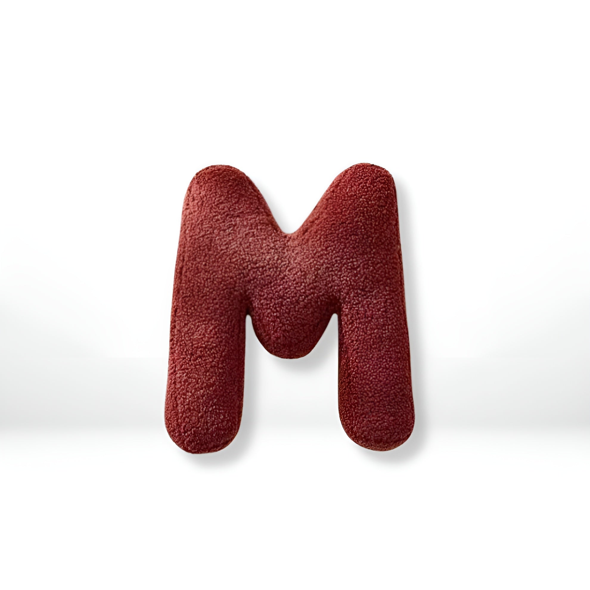 Samt Alphabet-Kissen – Weich & Dekorativ | Buchstaben A–Z für Sofa & Kinderzimmer - M - Kissen