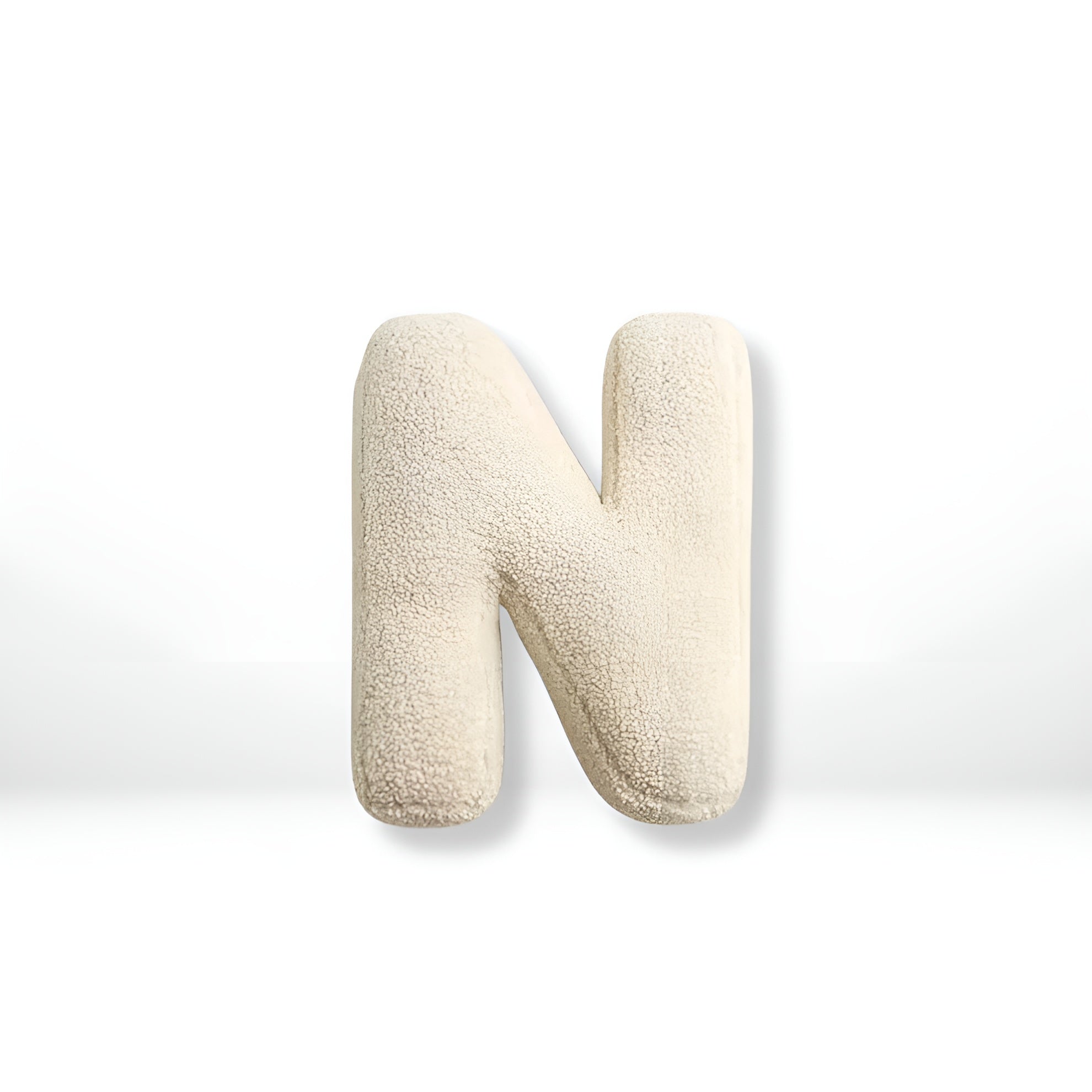 Samt Alphabet-Kissen – Weich & Dekorativ | Buchstaben A–Z für Sofa & Kinderzimmer - N - Kissen