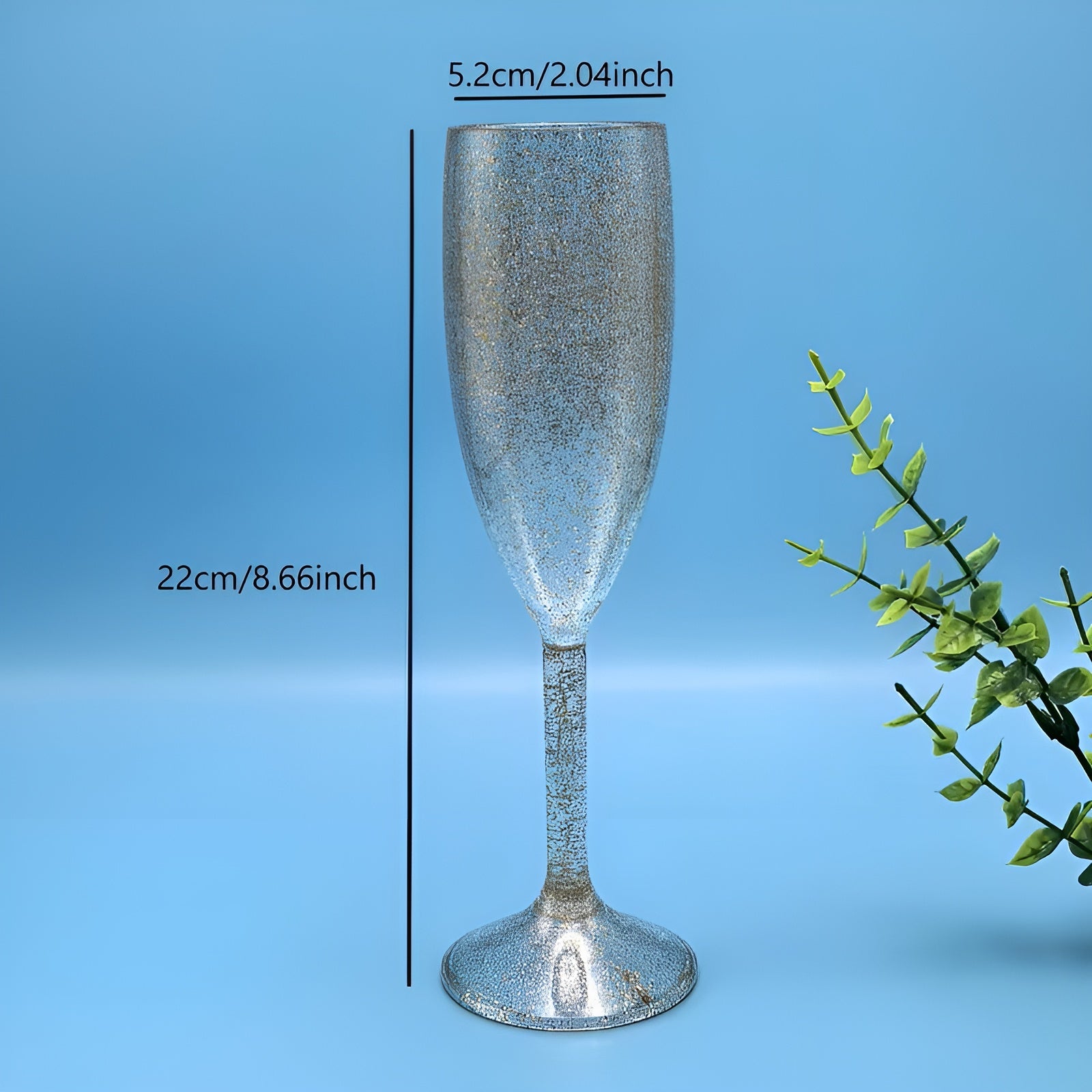 Champagnergläser mit Goldglanz – Elegante Hohe Sektflöten | Perfekt für Feiern & besondere Anlässe - Champagnerglas