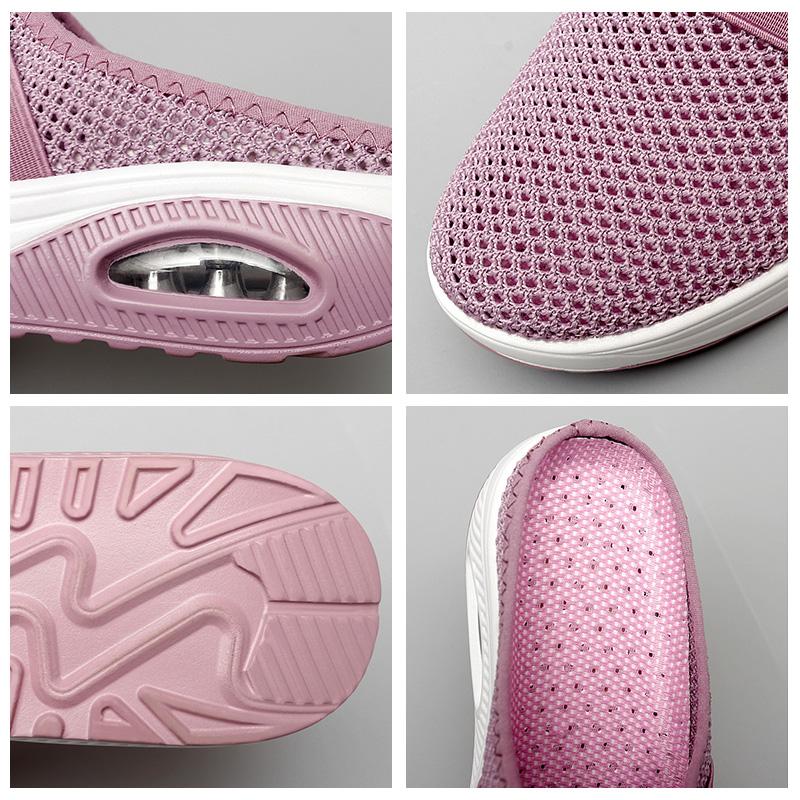 Federleichte Plateausohle der ergonomischen Slip-on Schuhe