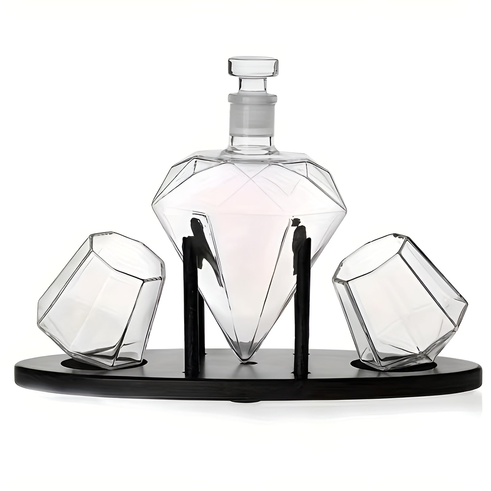 Diamantförmiges Whiskyglas-Set – Stilvoll und Dekorativ | Perfekt für Wein Whiskey und besondere Anlässe - Whiskyglas