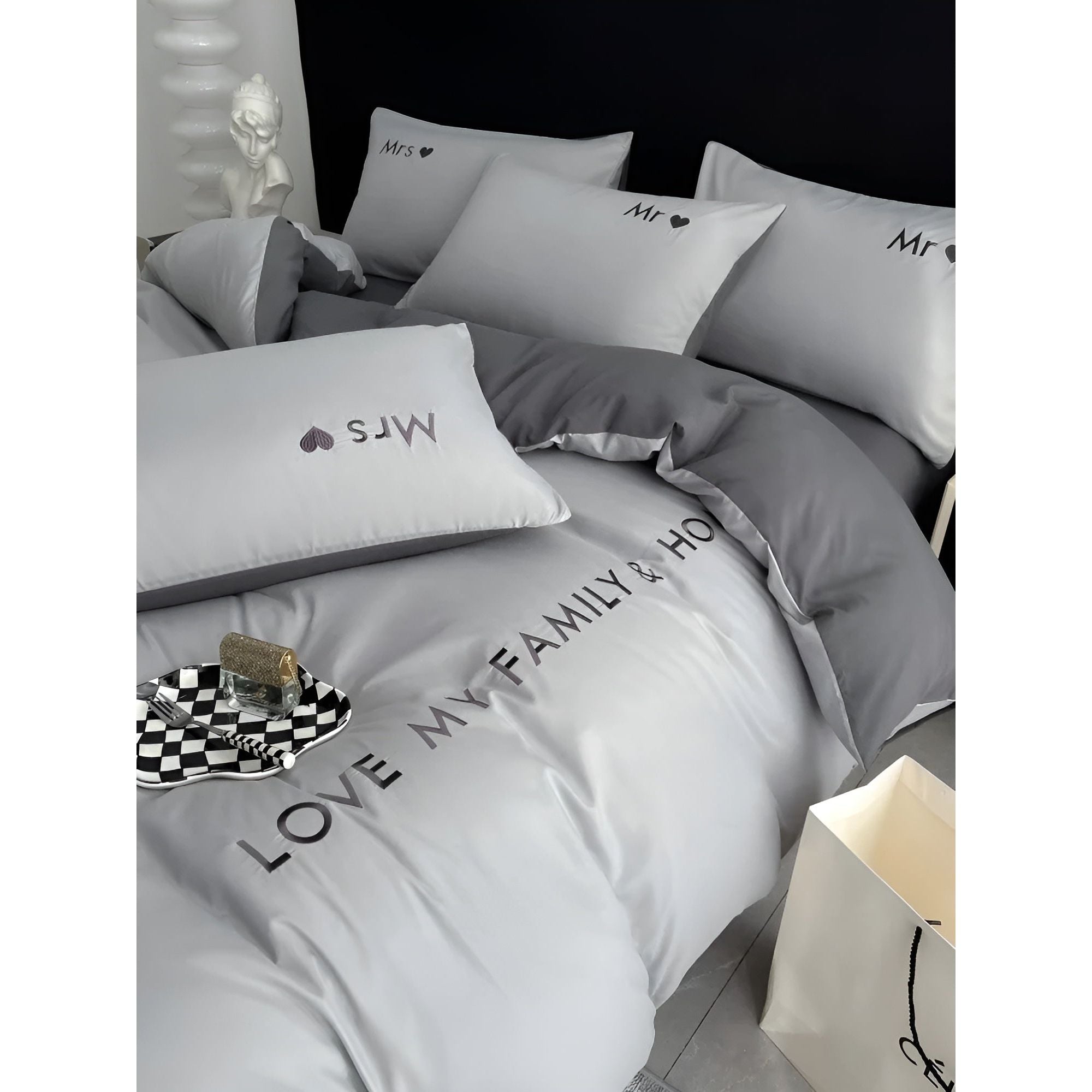 DreamPro Beddings - Ultraweiche und Komfortable Bettwäsche Satz - Elegare