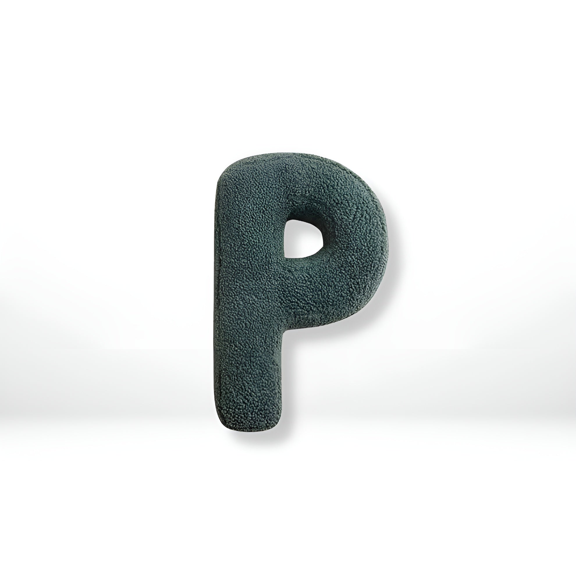 Samt Alphabet-Kissen – Weich & Dekorativ | Buchstaben A–Z für Sofa & Kinderzimmer - P - Kissen