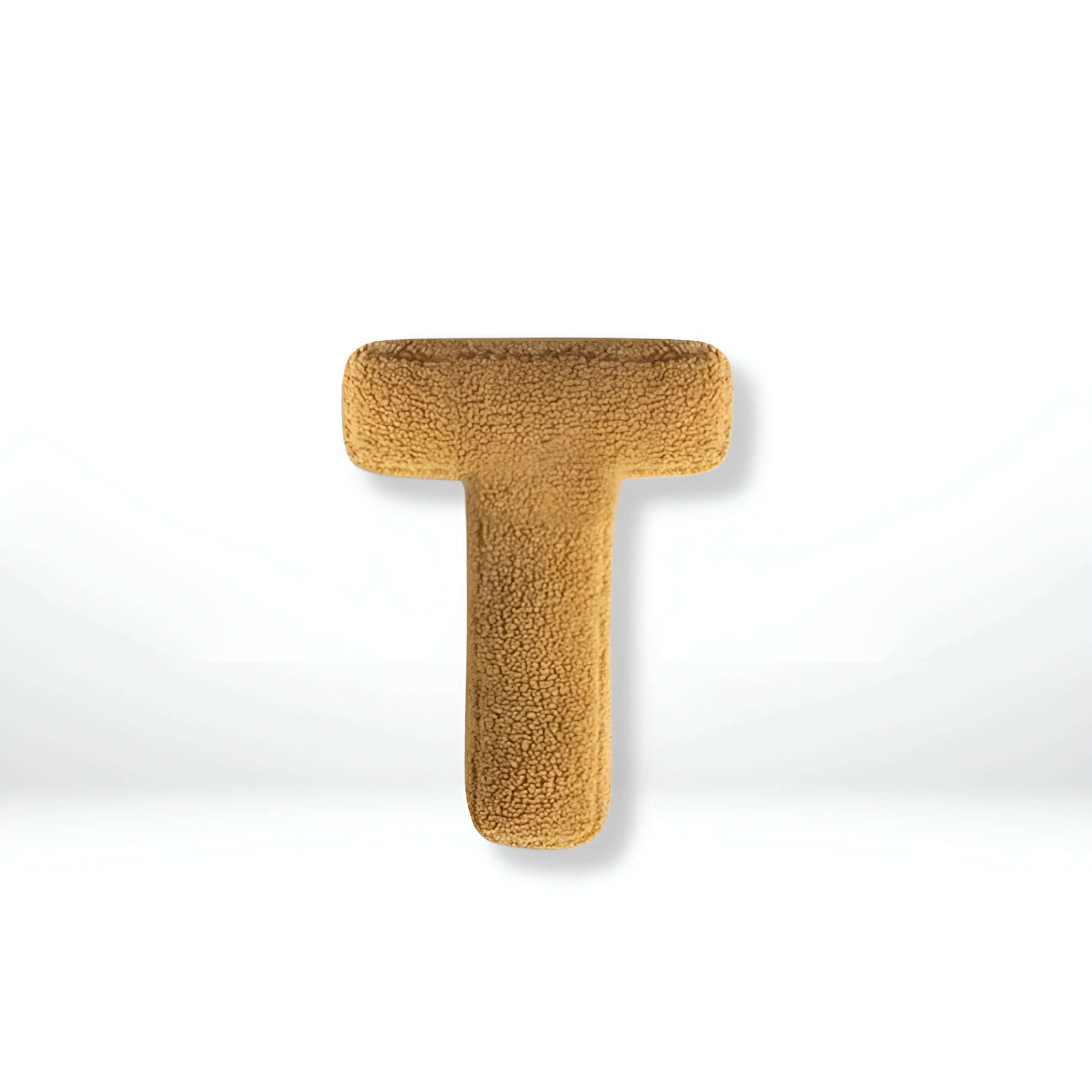Samt Alphabet-Kissen – Weich & Dekorativ | Buchstaben A–Z für Sofa & Kinderzimmer - T - Kissen