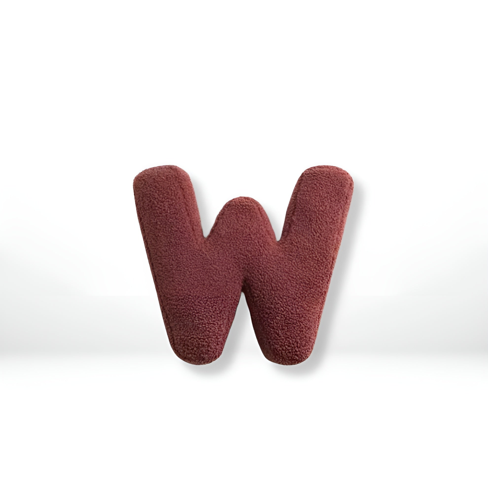 Samt Alphabet-Kissen – Weich & Dekorativ | Buchstaben A–Z für Sofa & Kinderzimmer - W - Kissen