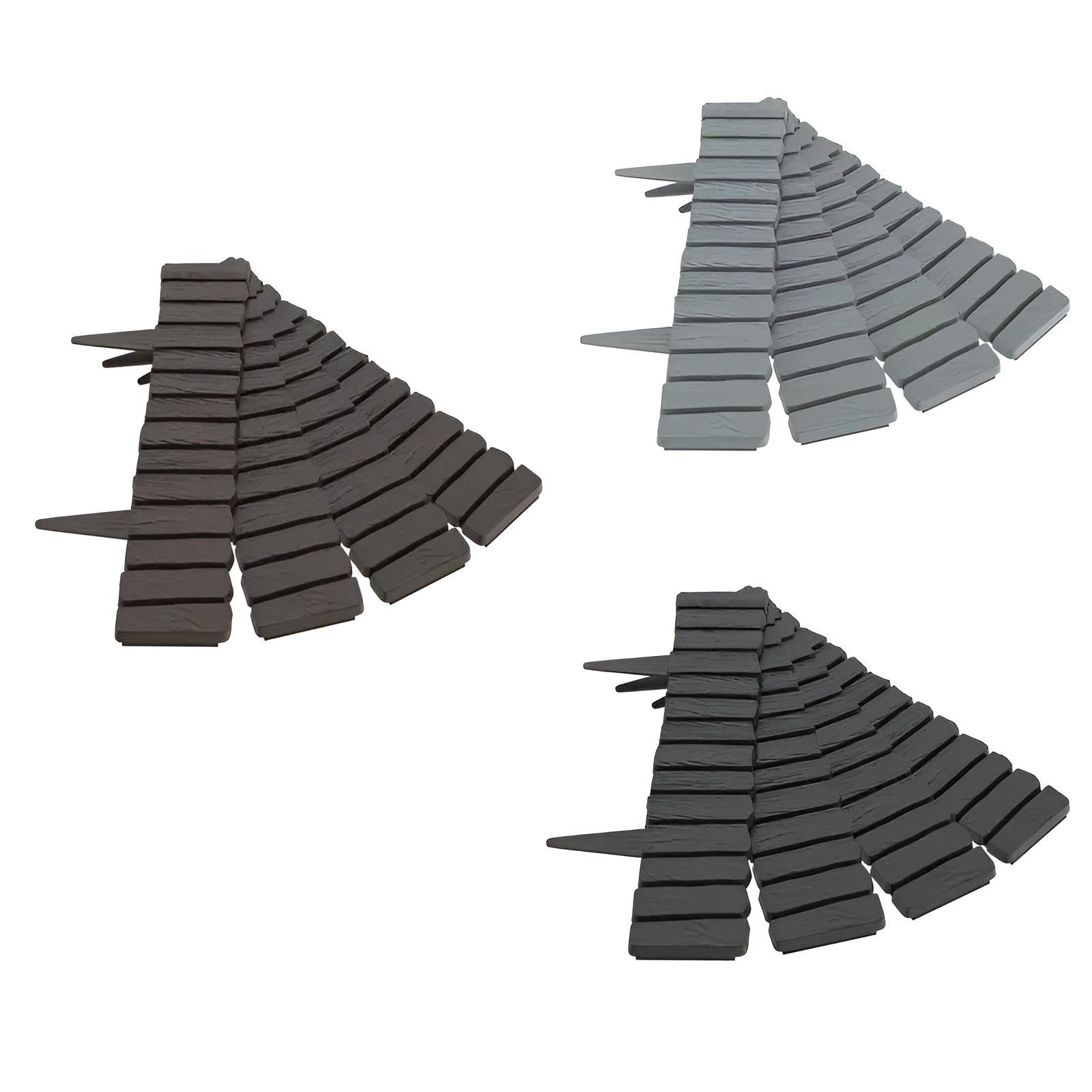 Beetumrandung für Blumen – Dekorative Gartenpalisade | Perfekt für kleine Beete und Gartendeko