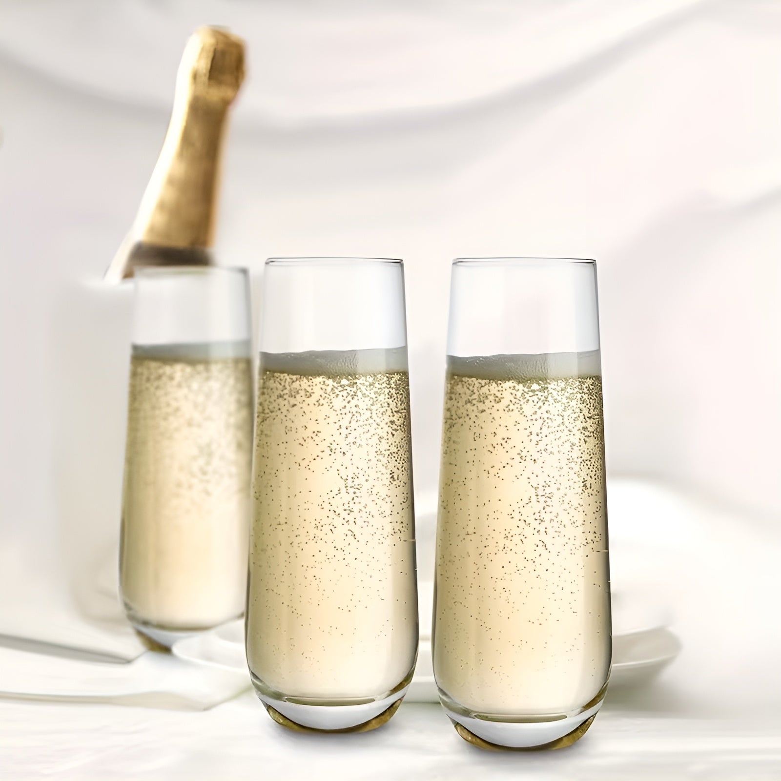9er-Set Champagnergläser Rosé – 300 ml Sektgläser für Prosecco & Mimosas Elegante Flöten für Hochzeiten & Partys