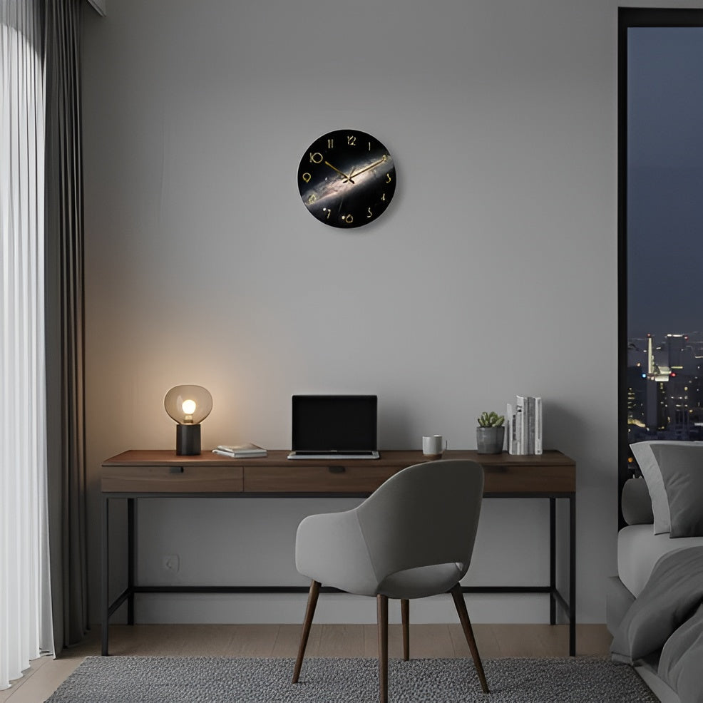 Glas-Wanduhr – Modernes Design | Dekorativ und Stilvoll für Wohnzimmer & Büro