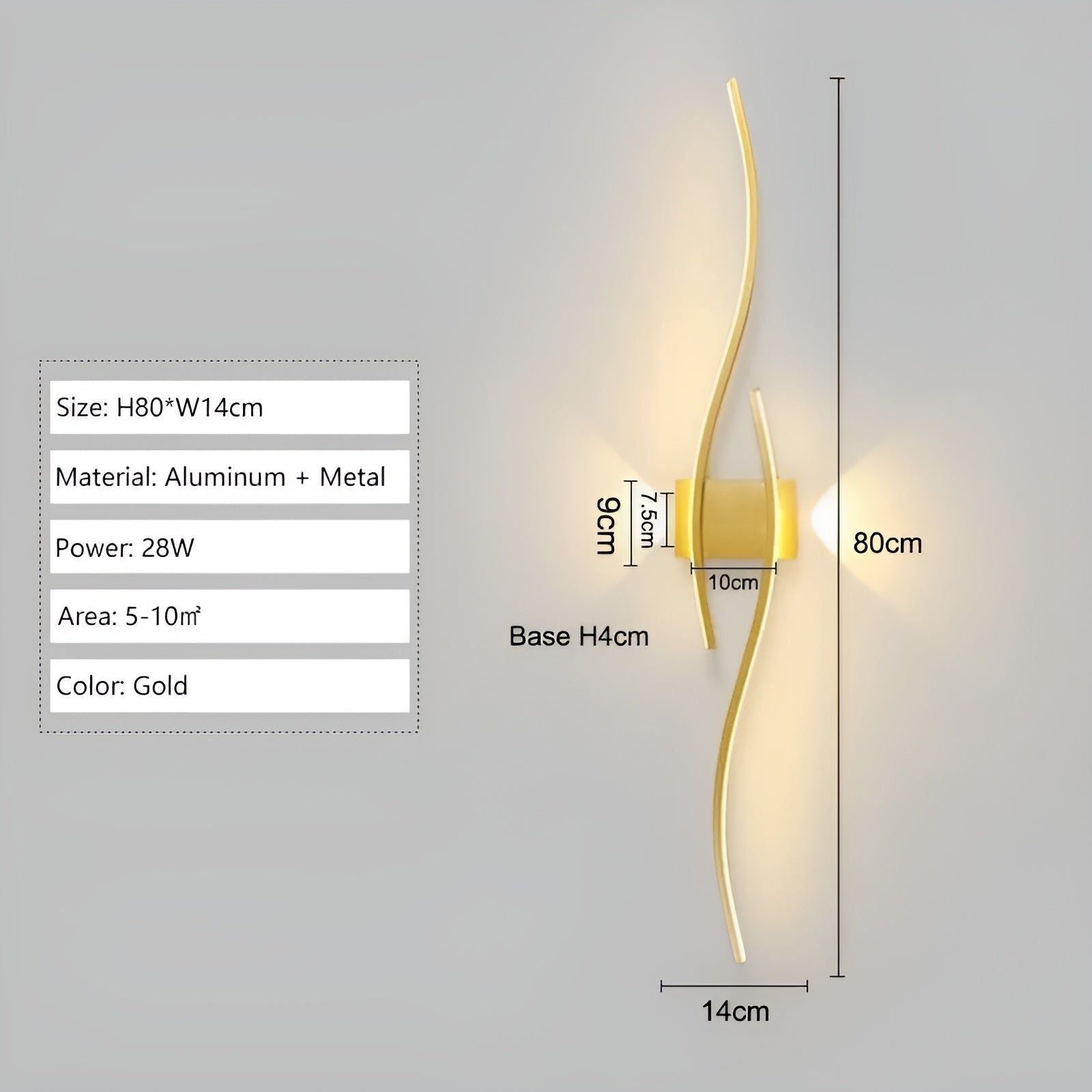 AisleRadiance Light - Nordic Flur LED Wandleuchte Elegare