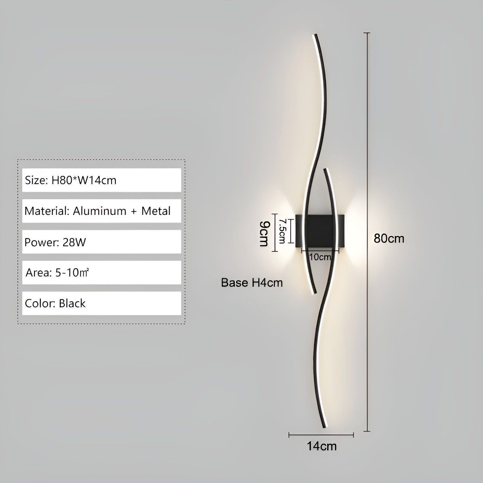 AisleRadiance Light - Nordic Flur LED Wandleuchte Elegare