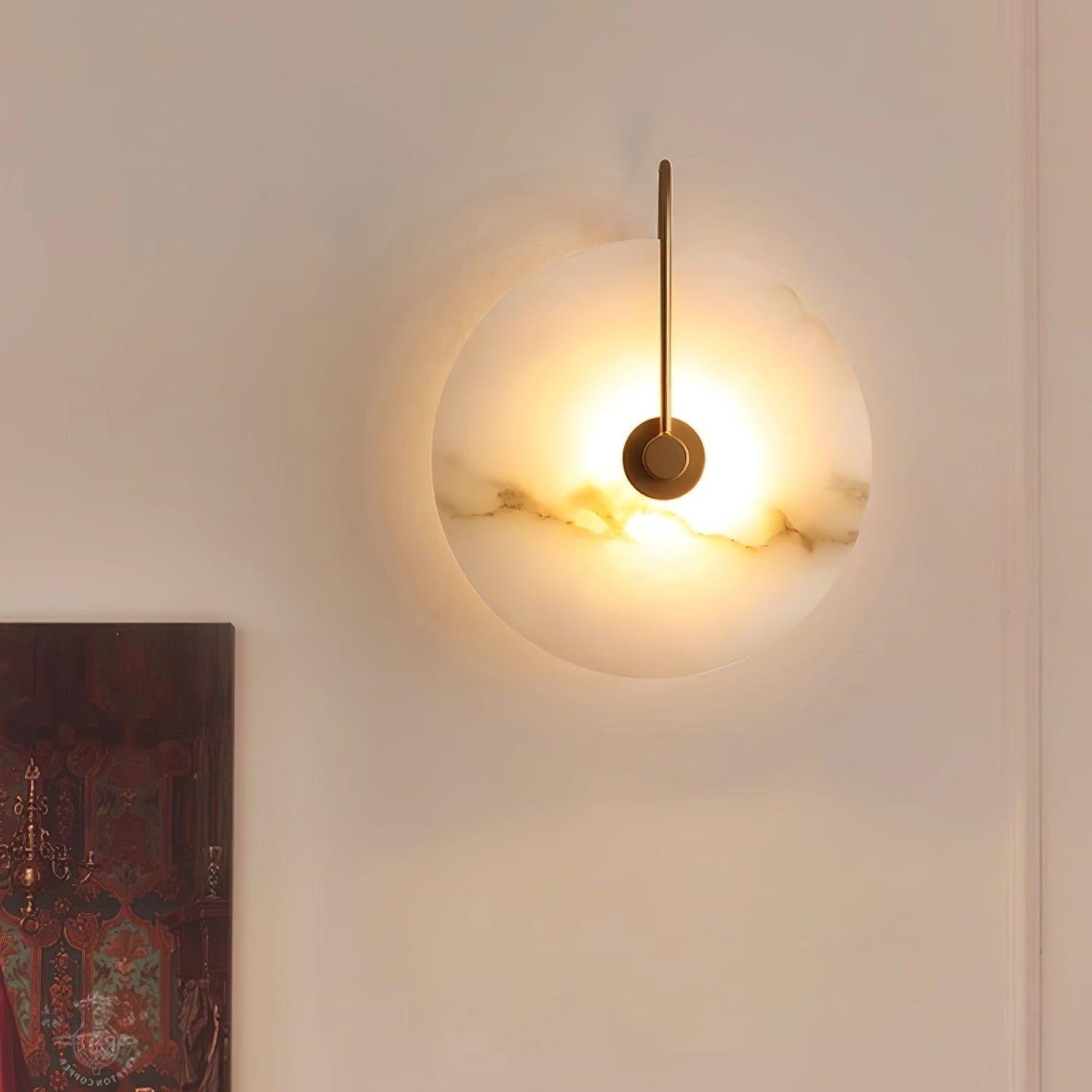 LuxeStone Light - Moderne Stein LED-Wandleuchte