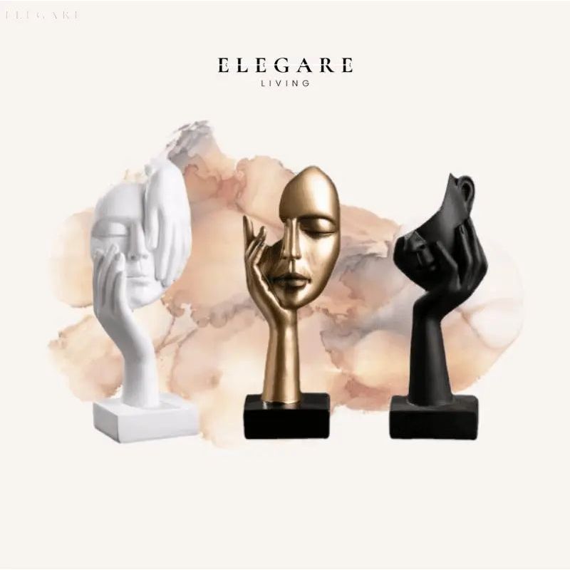 Alega - Abstrakte Statue Ornament für Zuhause - Elegare - DEA073 -   