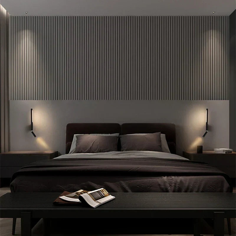 Wandleuchte in Weiß mit warmweißem LED-Licht