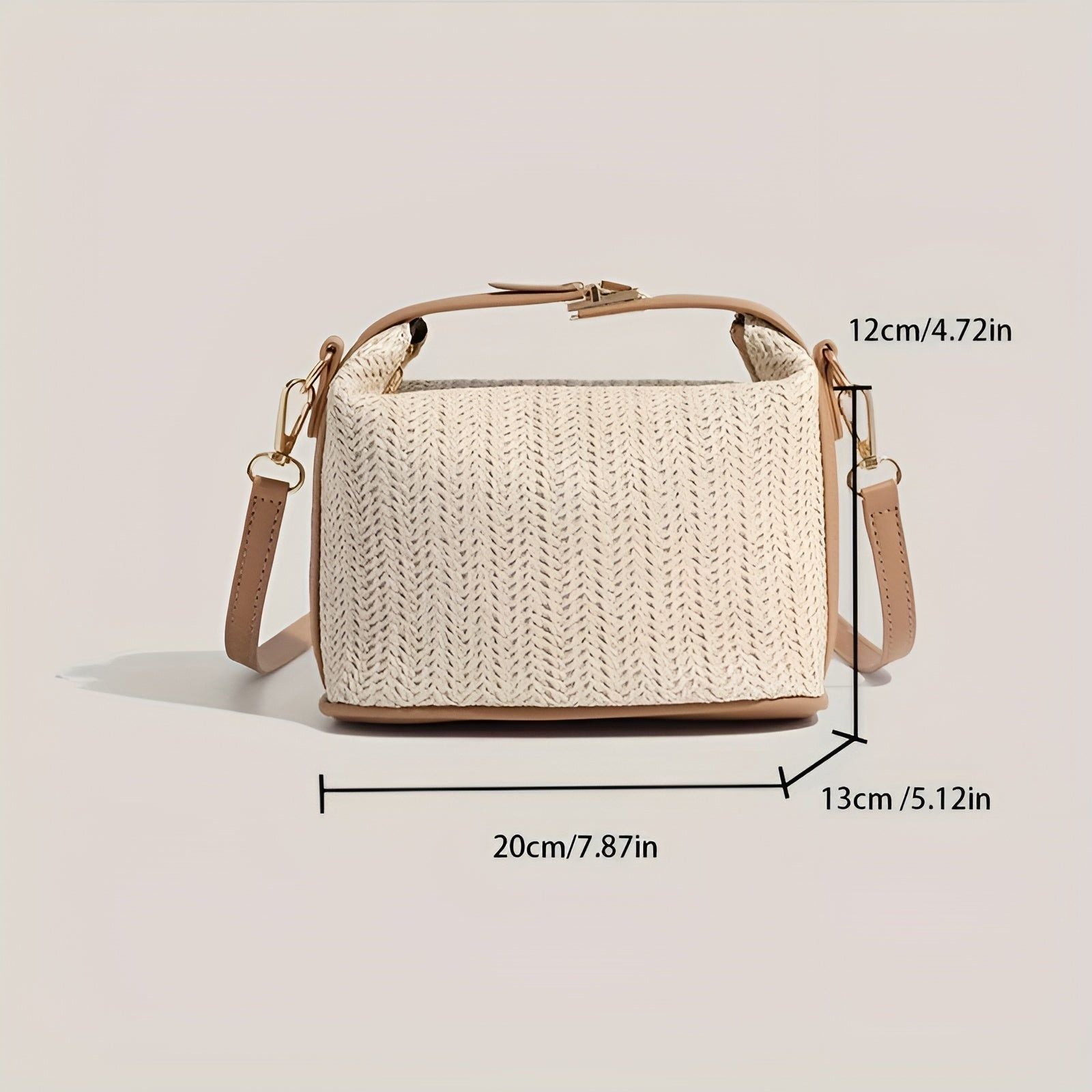 Annaleena Bag - Legere Gewebte Rattan-Strandtasche Elegare