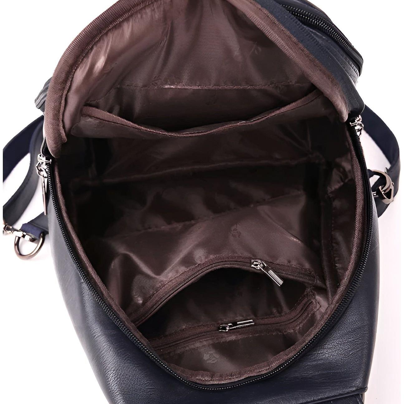 Anni Bag - Stilvolle Weiche Leder Frauen Schulrucksack Elegare