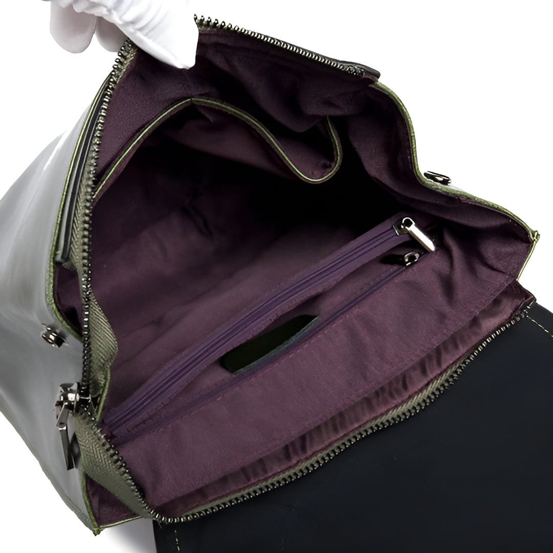 Annine Bag - Modischer Luxus Leder Laptop-Rucksack für Damen Elegare