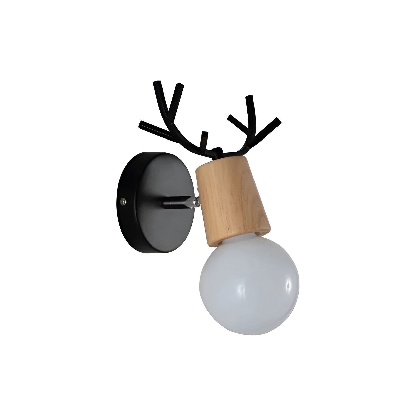 AntlerSpark Licht - Nordische Macaron Geweih LED Wandlampe Elegare