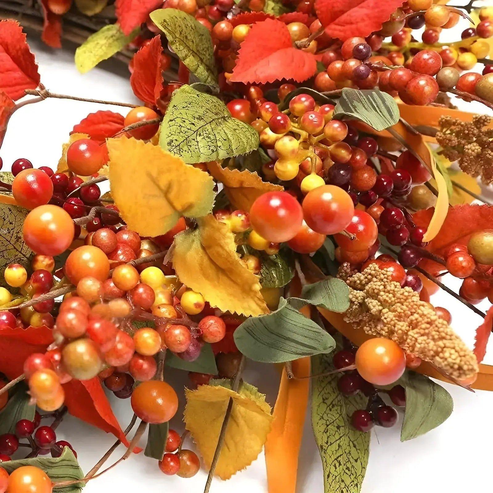 AutumnMaple Kranz - Rattan Feiertags-Deko Türkranz Elegare