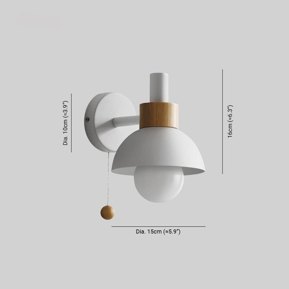 SwitchBeam Light - LED-Wandleuchte Im Morandi-Stil Aus Nordischem Metall Mit Schalter