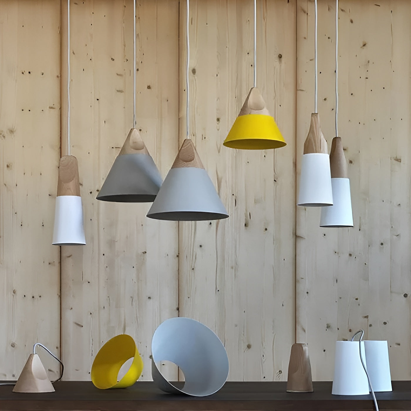 Deckenlampe aus Echtholz – Natürliches Licht | Perfekt für gemütliche Raumgestaltung