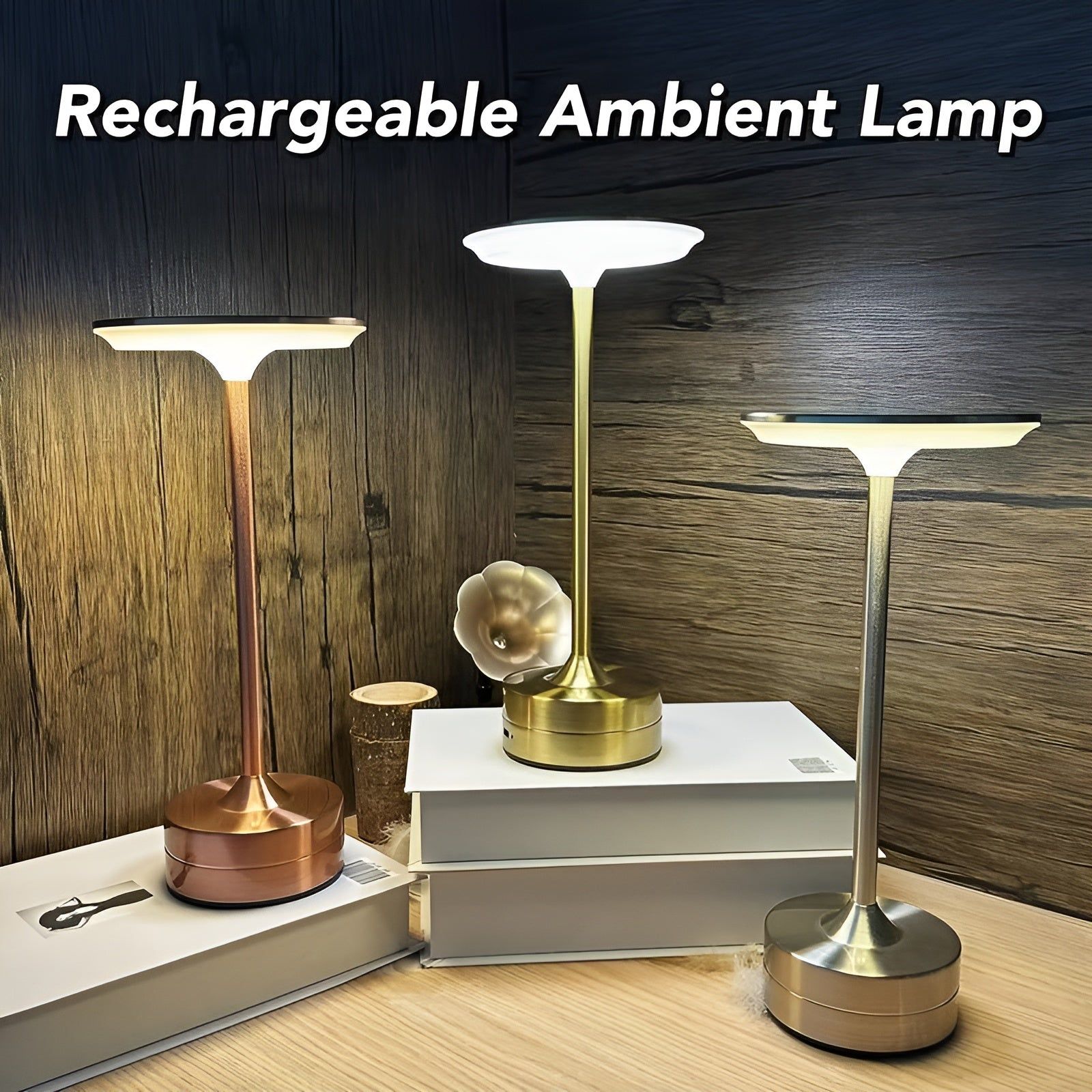 BeamEase Lampe - Wiederaufladbare Moderne Kabellose Tragbare Schreibtischlampe Elegare