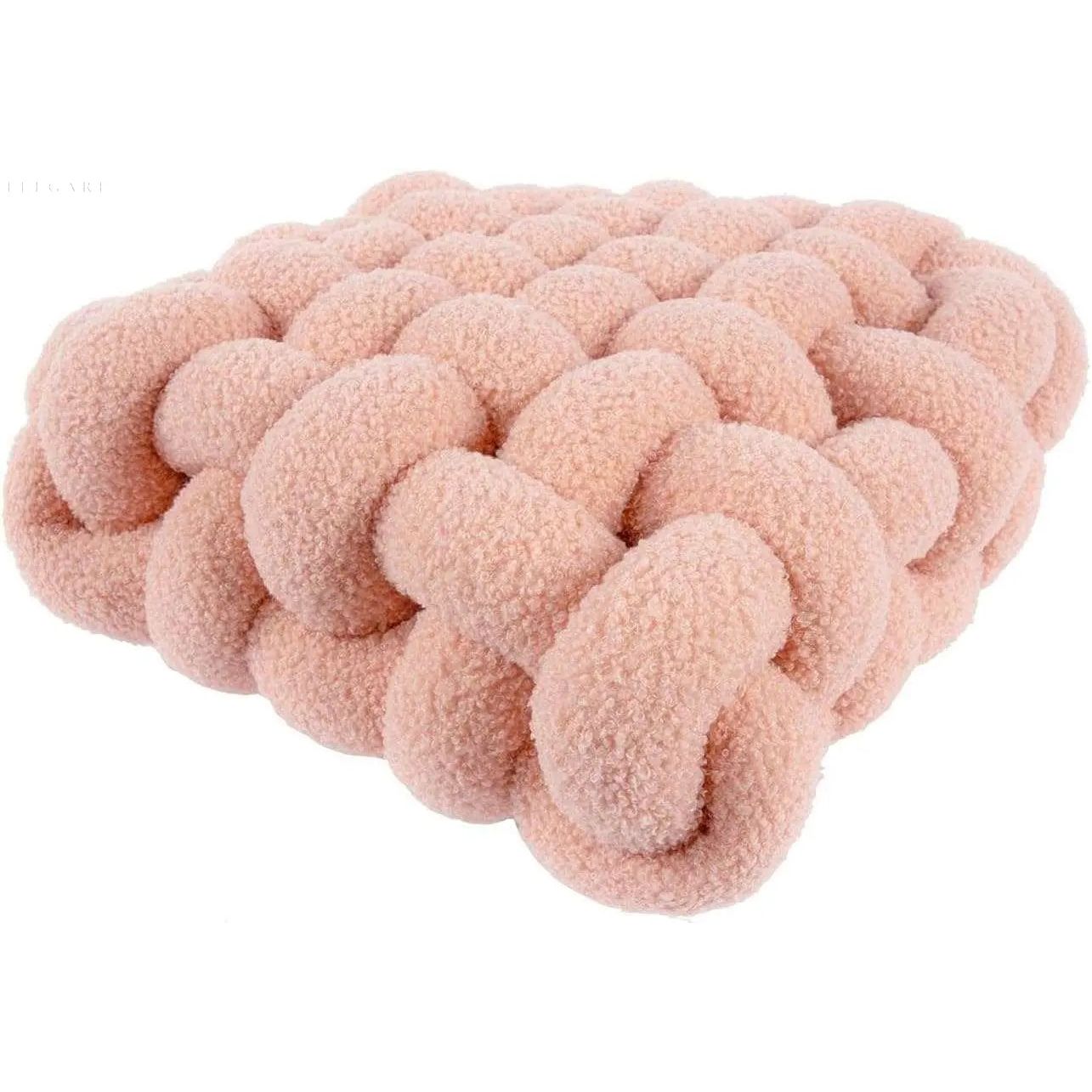 Bolli - Weiches Blasenplüsch-Kissen - Elegare - DEA079 -  Rosa-40x45x12cm 