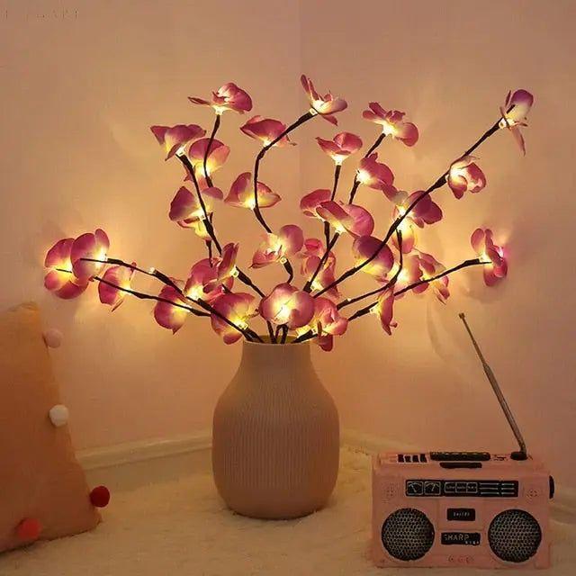 Bright Branch - Elegante Lampe Mit Beleuchteten Ästen - Elegare - DEA158 -  Rosa-Orchidee 