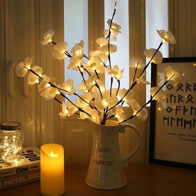 Bright Branch - Elegante Lampe Mit Beleuchteten Ästen - Elegare - DEA158 -  Weiße-Orchidee 