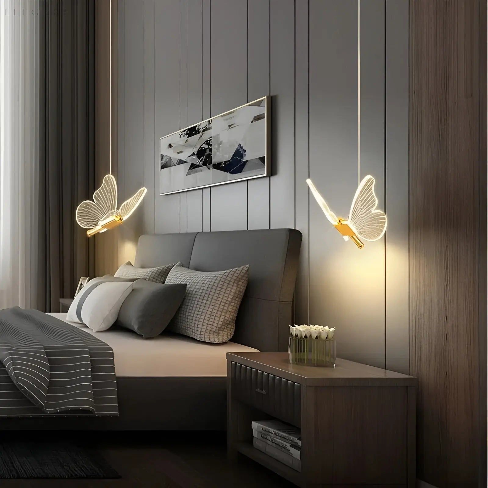 ButterflyBliss Light - Nordic LED Schmetterling Dekor Pendelleuchten Elegare