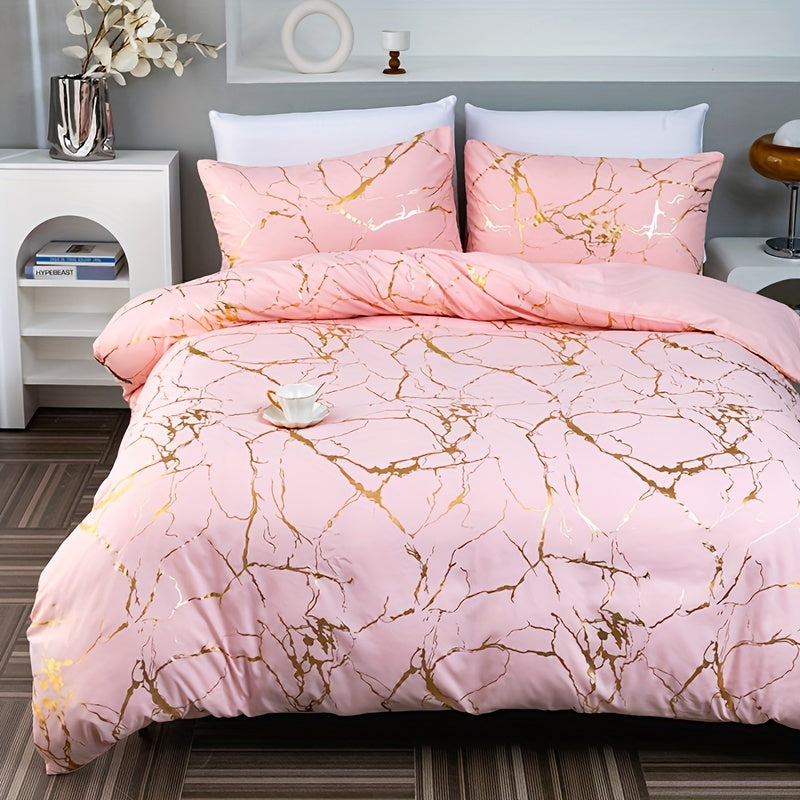 Bettbezug-Set in Beige in modernem Schlafzimmer