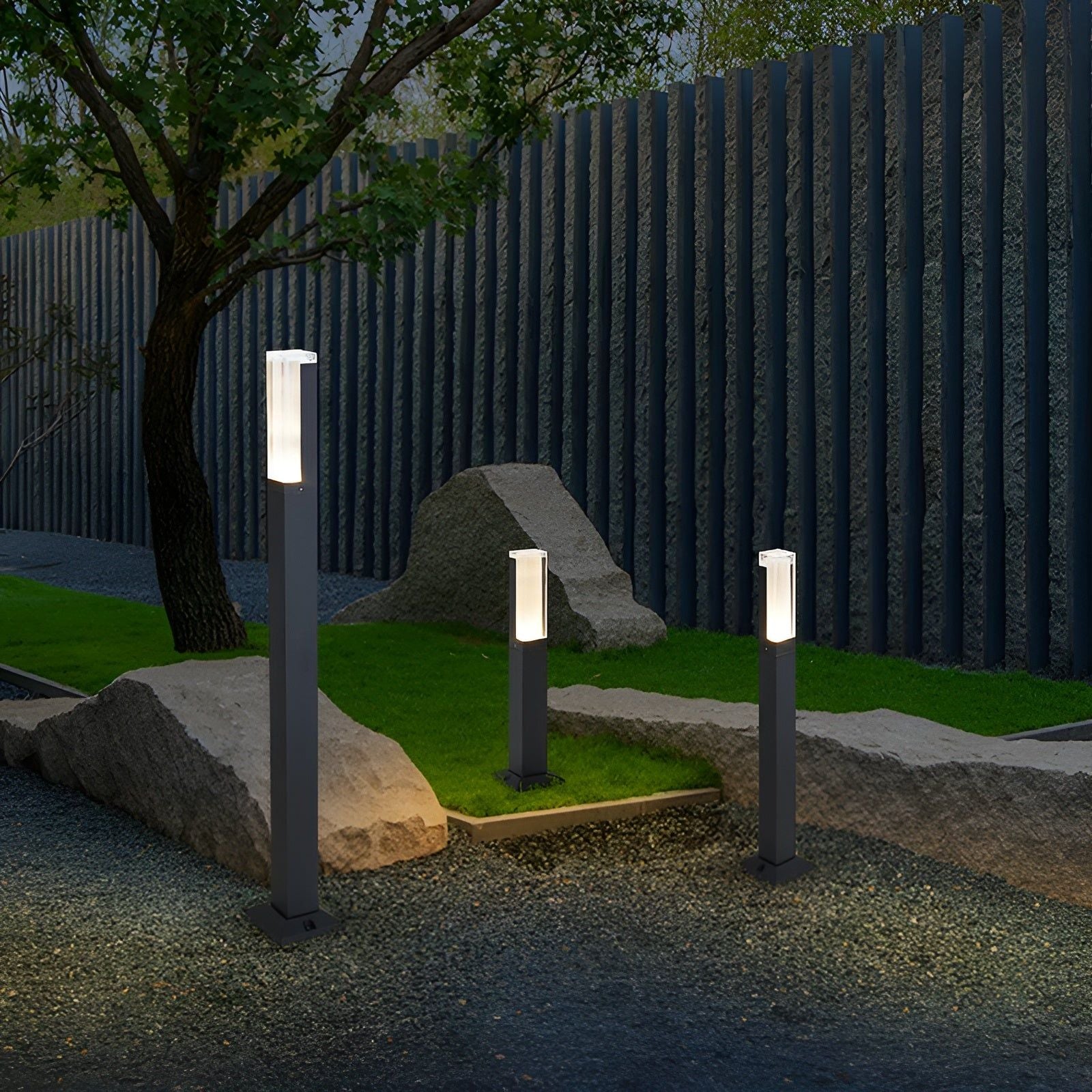 LuxeGarden Glow - Moderne LED-Landschaftsgartenbeleuchtung - Elegare