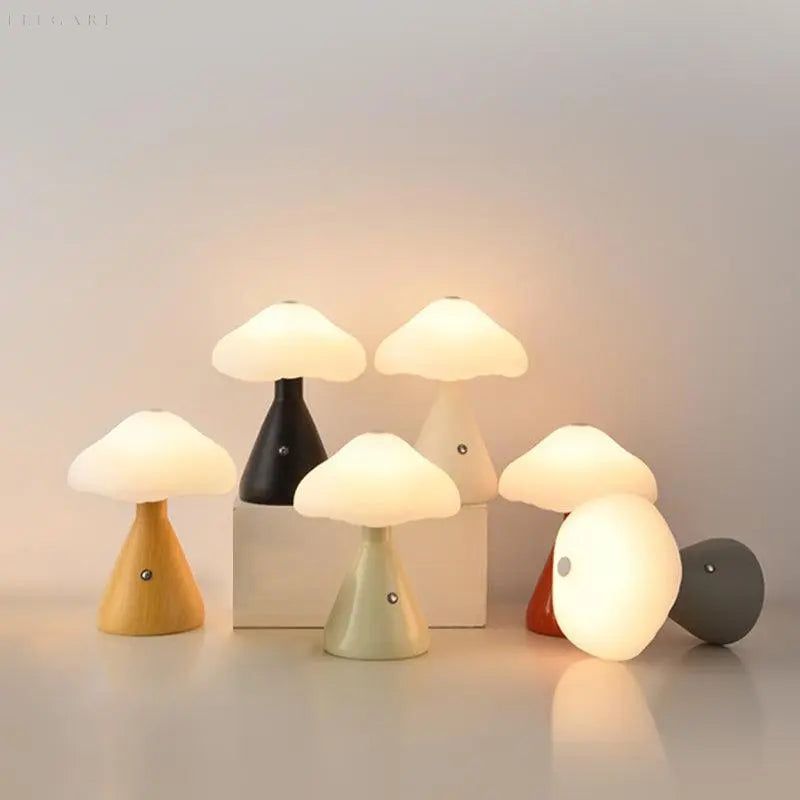 Celestial Glow Lamp - Wiederaufladbare Kabellose Tischlampe für Zuhause - Elegare - DEA127 -   