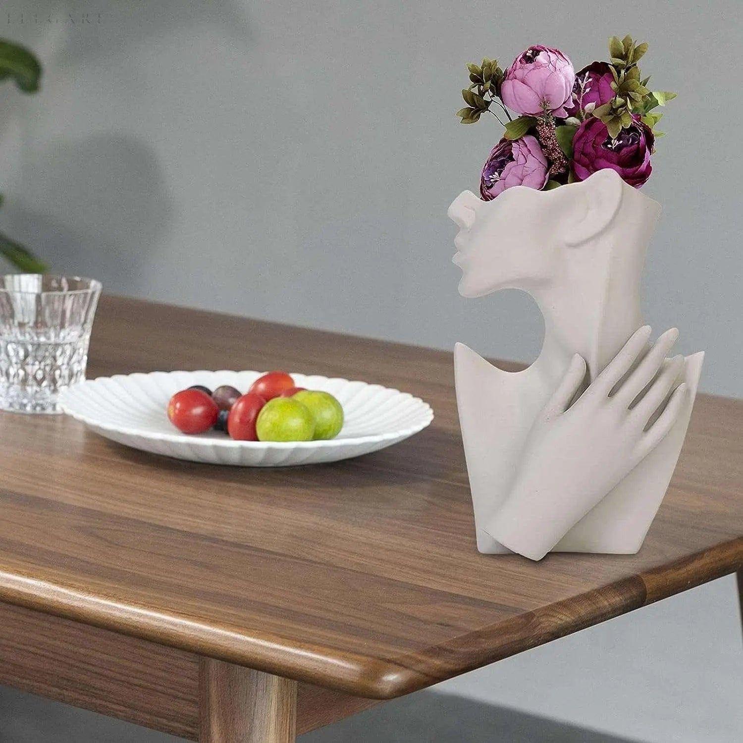 Cera - Moderne künstlerische Büste Vase - Elegare - DEA083 -  A 