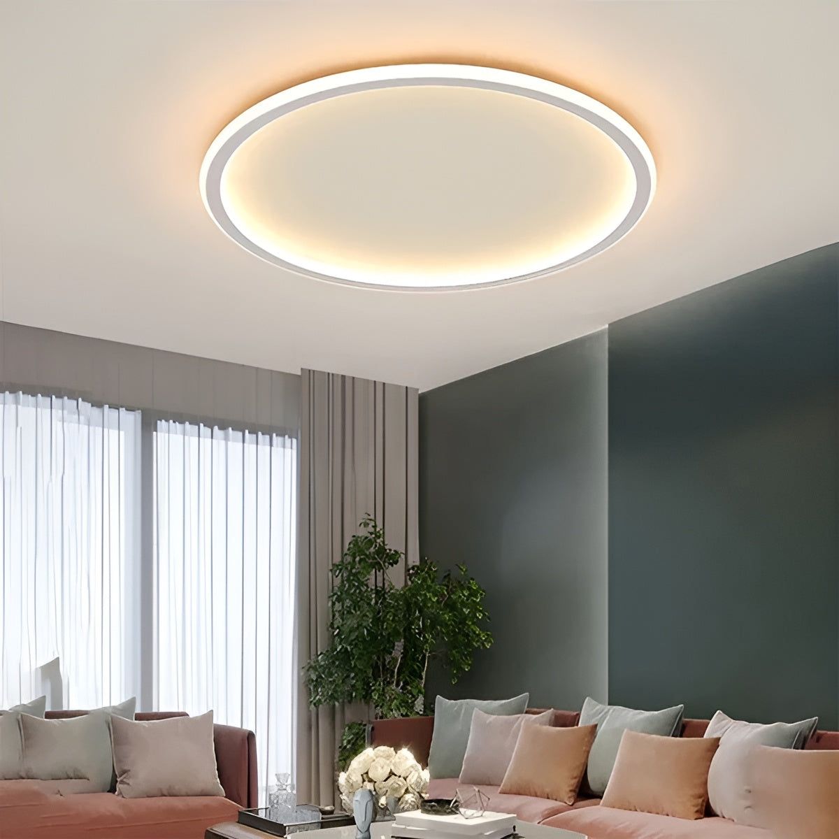 CircleBright Light - Minimalistische Runde Deckenleuchte für Ihr Zuhause Elegare