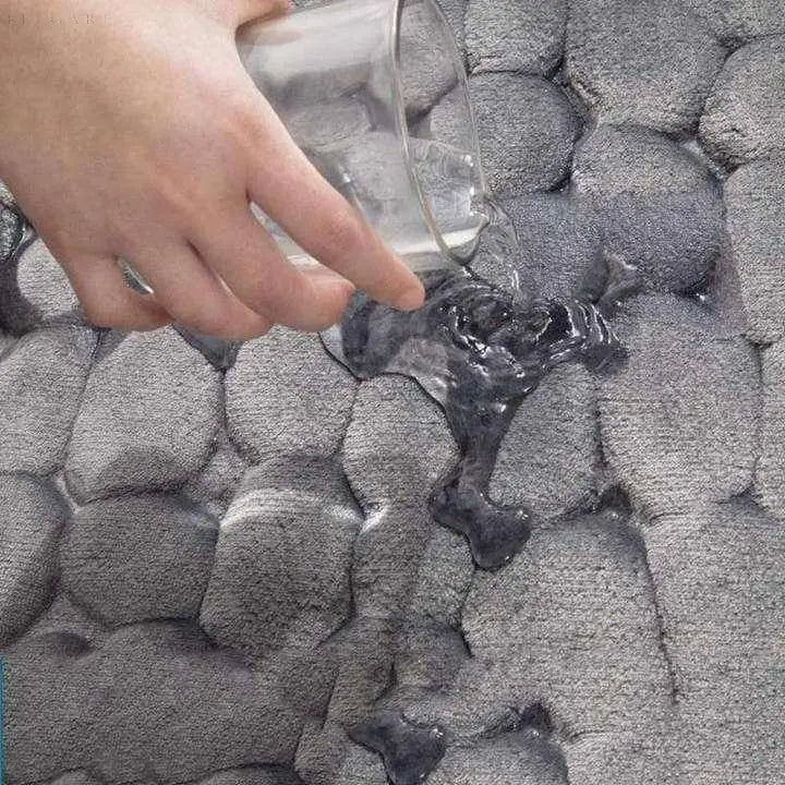 Cobblestone Mat - Rutschfeste und saugfähige Badematte - Elegare -  -   