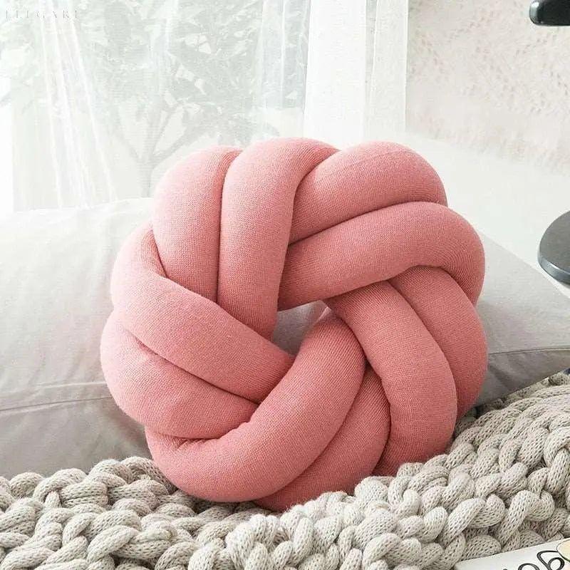 Cotton Knot Pillow - Baumwollknoten-Kissen - Elegare - DEA011 -  Rosa 