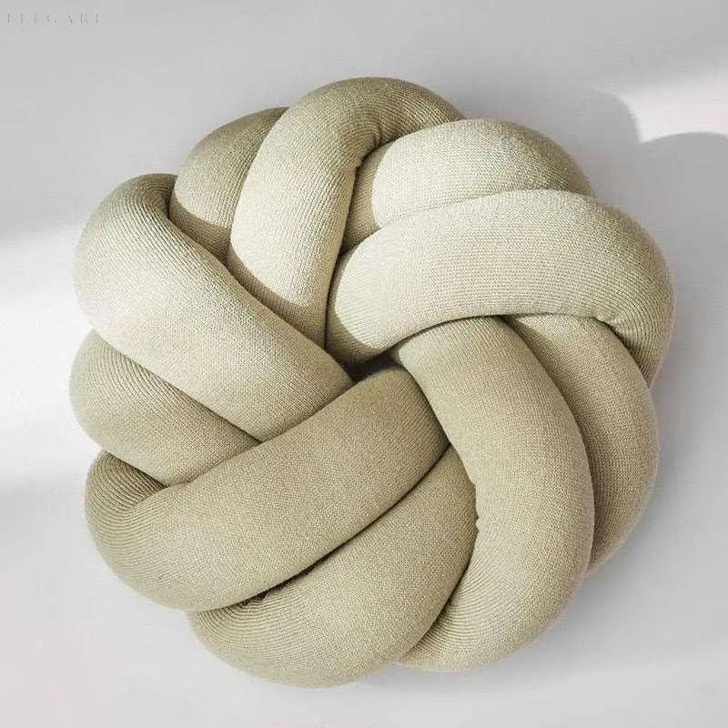 Cotton Knot Pillow - Baumwollknoten-Kissen - Elegare - DEA011 -  Matcha 