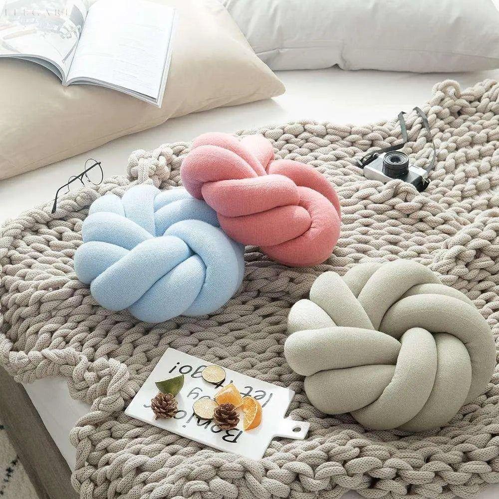 Cotton Knot Pillow - Baumwollknoten-Kissen - Elegare - DEA011 -   