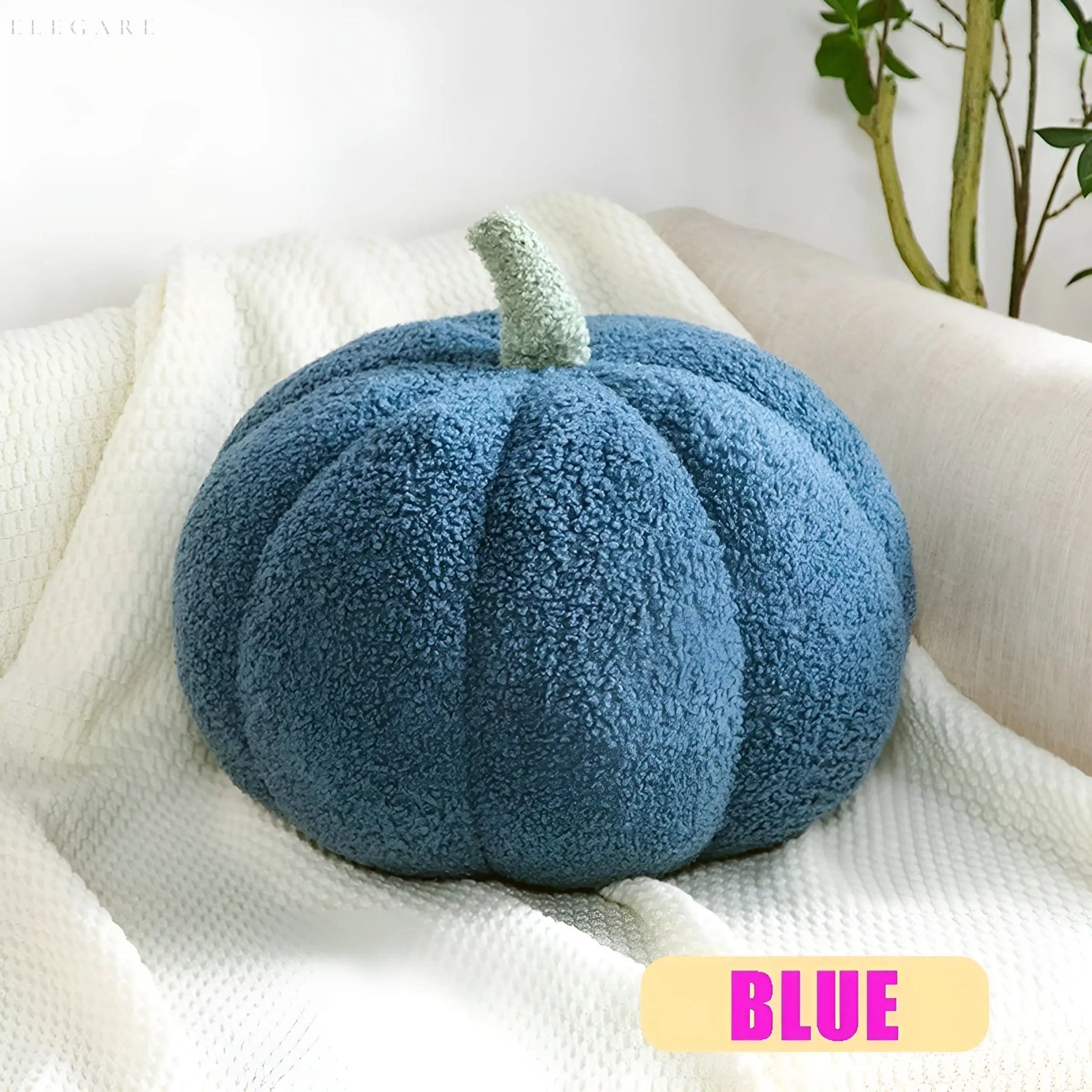 CozyPumpkin Pillow - Weiches Halloween-Kürbis-Kissen Plüschtier für Kinder Elegare