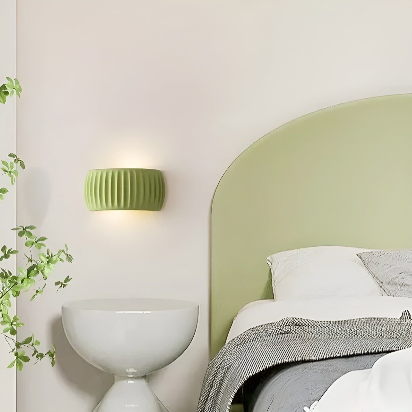 CreamDream Lamp - Nordische Dekorative Gerippte Wandlampe Elegare