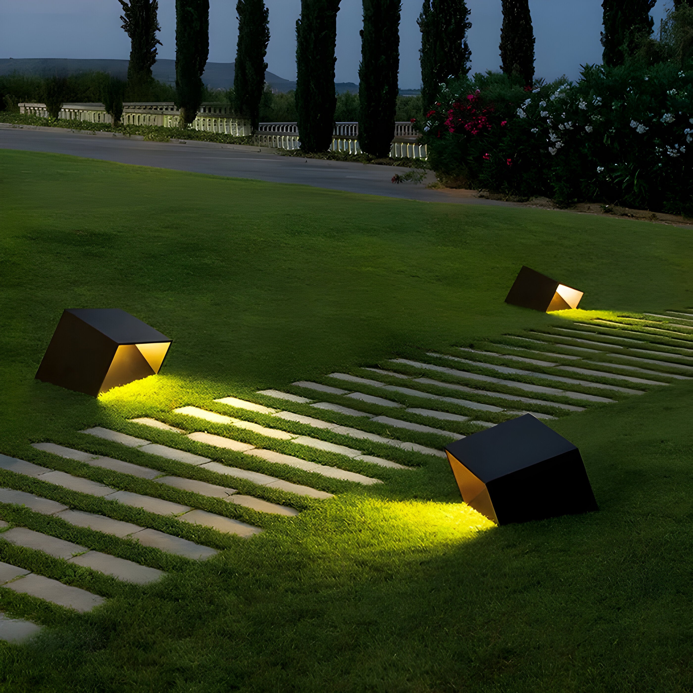 EverRay Light - Würfel-Solarleuchte für den Garten