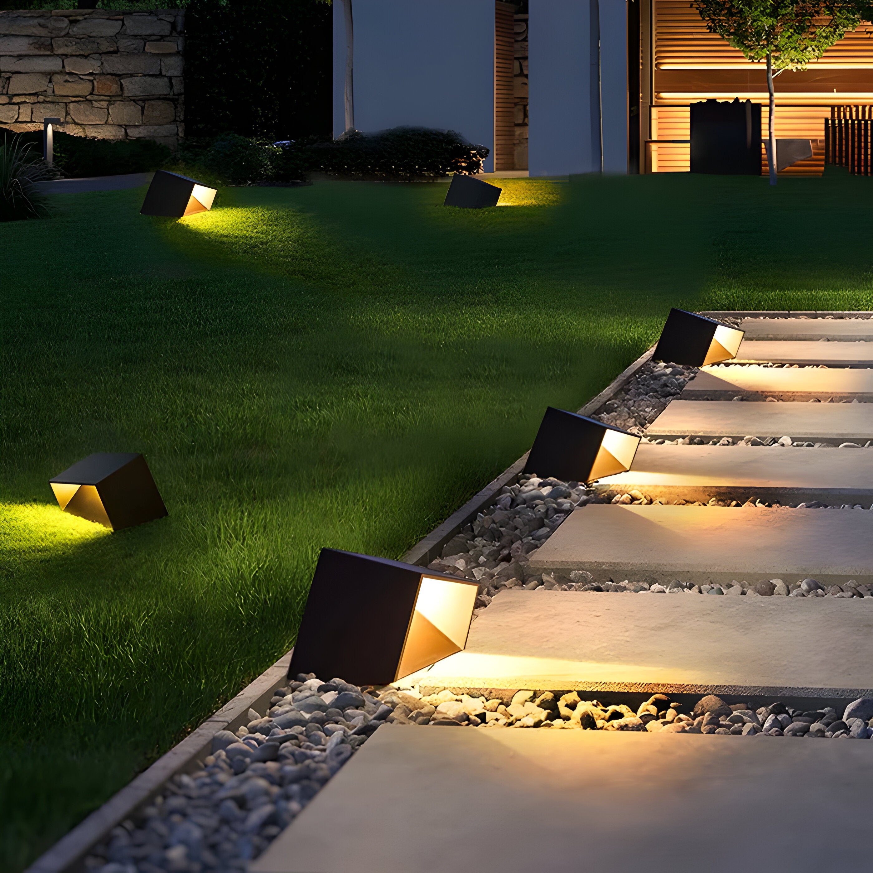 EverRay Light - Würfel-Solarleuchte für den Garten