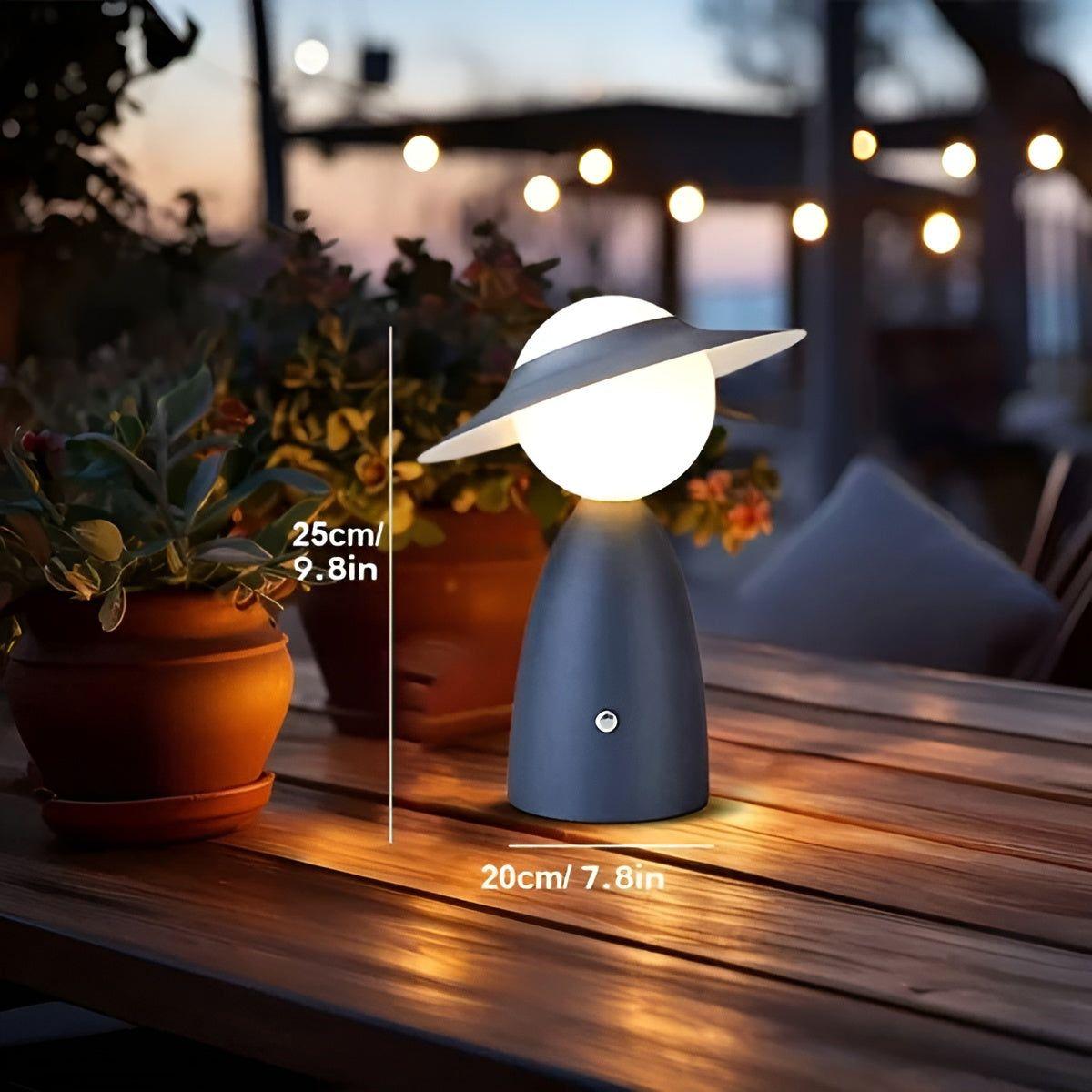 LightBeam Lampe - Tragbare Kabellose Ladestation Tischlampe für Zuhause