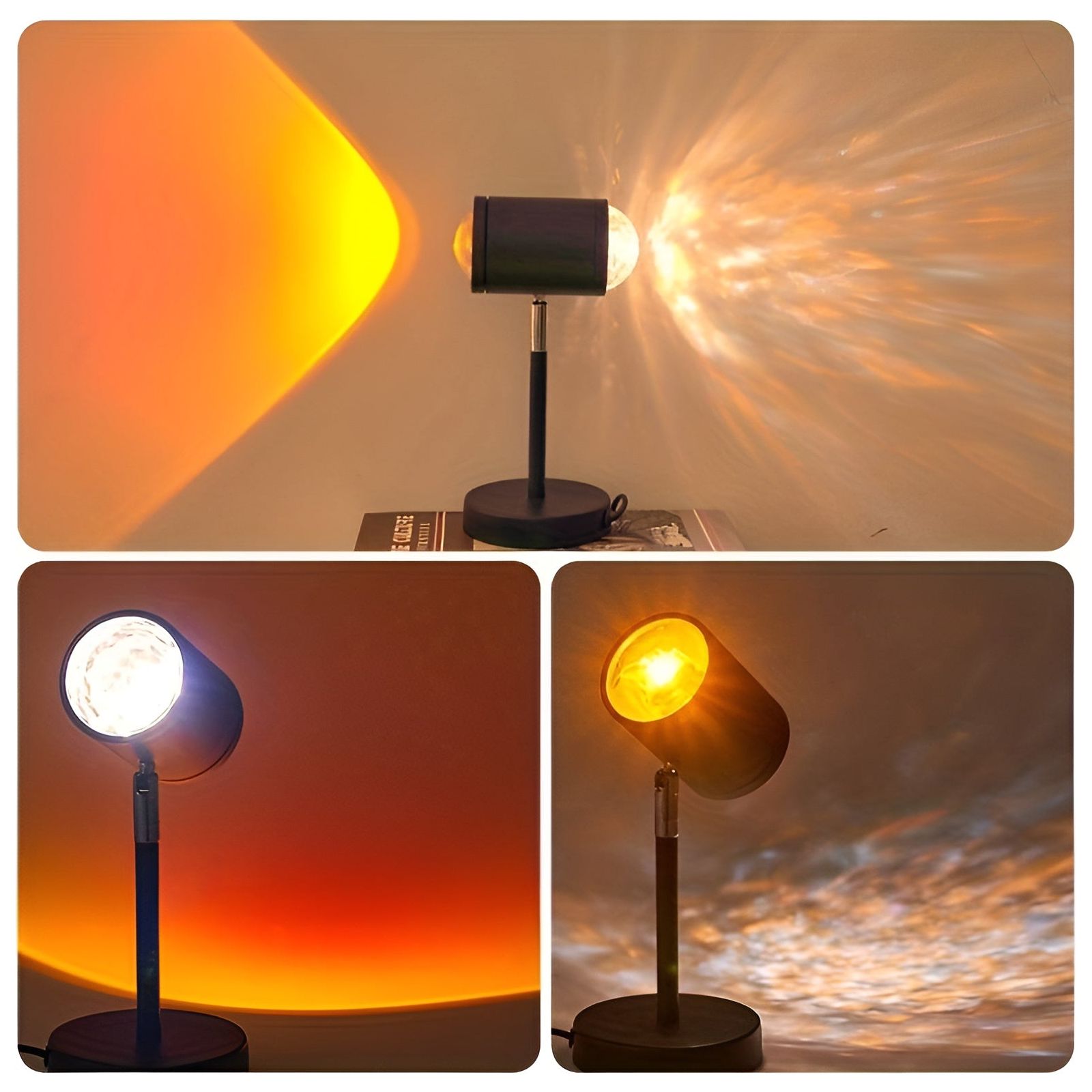 DreamSunset Light - Projektion USB Tisch Nachtlicht Elegare