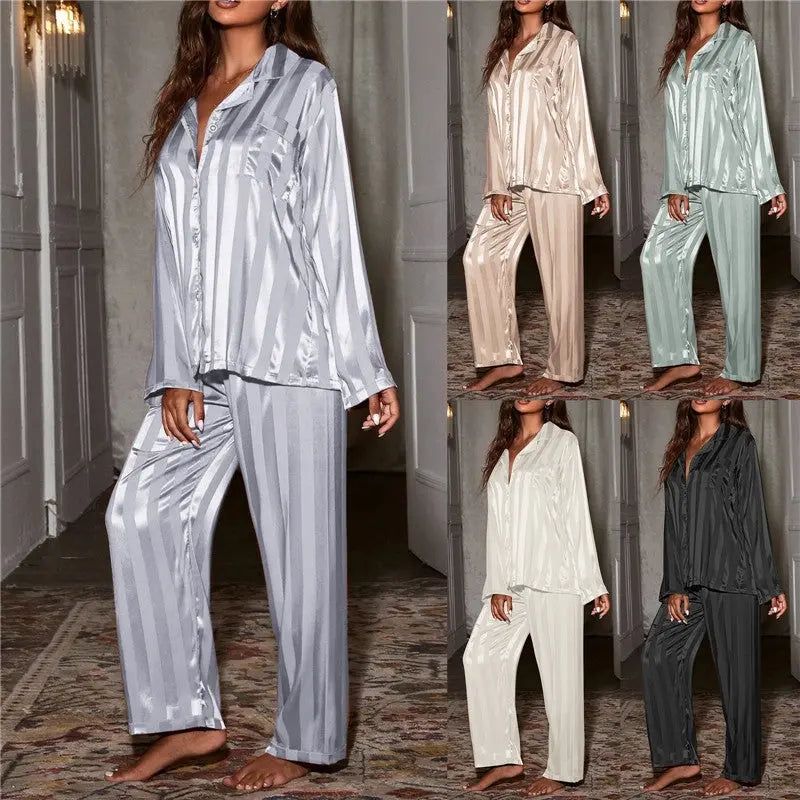 Emma - Elegantes und seidiges Pyjama-Set - Elegare - DEA172 -   